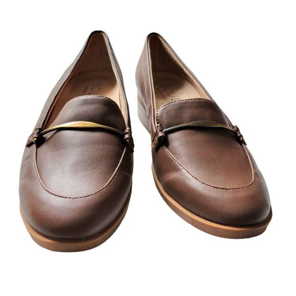 Soul Naturalizer Womens Brown Leather Loafers Size 8W - Picture 4 of 10